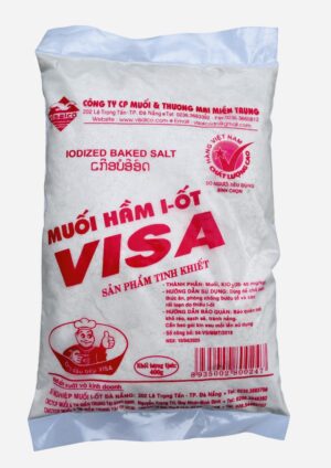 Muối Hầm IOD Tinh Khiết VisaChef - 400gr (bao đỏ)